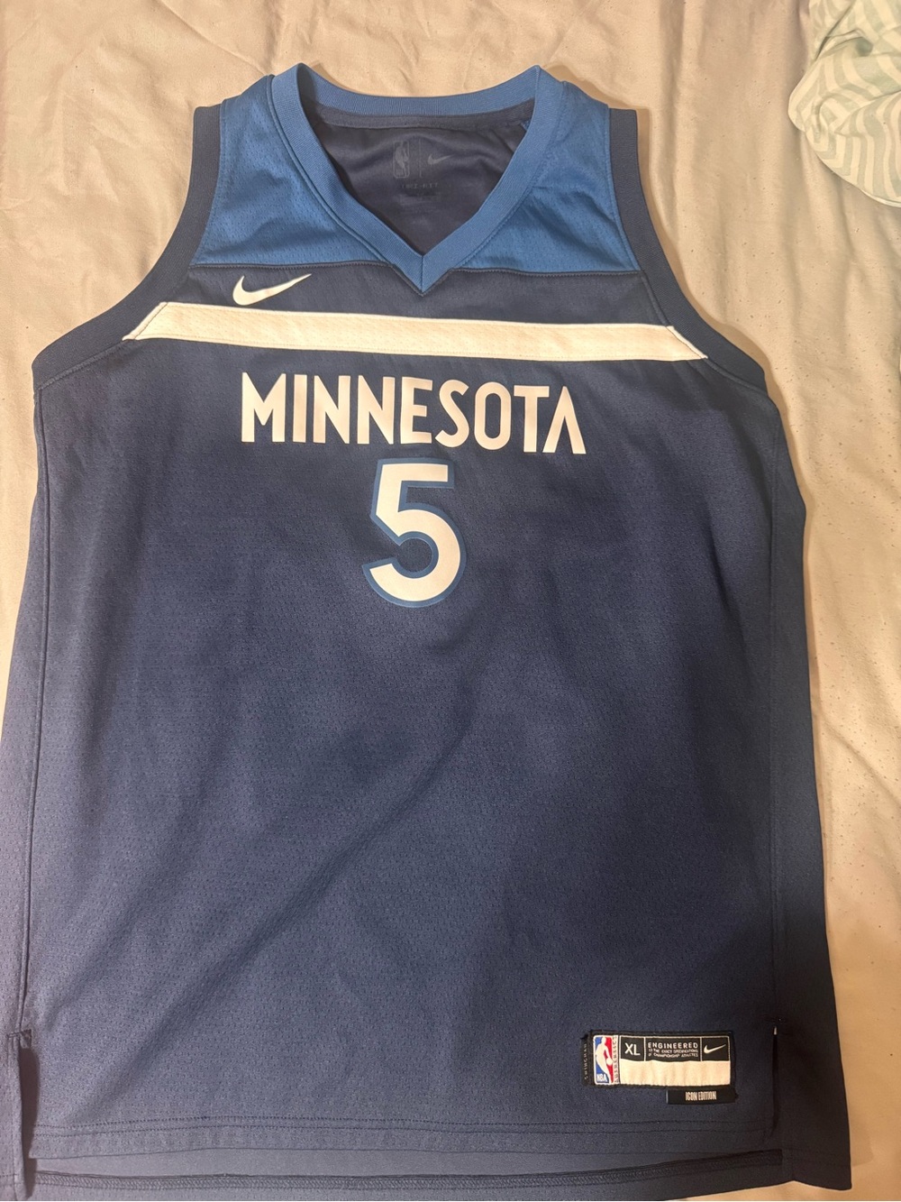 Nike Minnesota Timberwolves Anthony Edwards NBA Jersey Boys XL